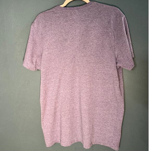 US POLO ASSN. MENS PURPLE V-NECK SHORT SLEEVE T-SHIRT SIZE LARGE - Picture 2 of 8